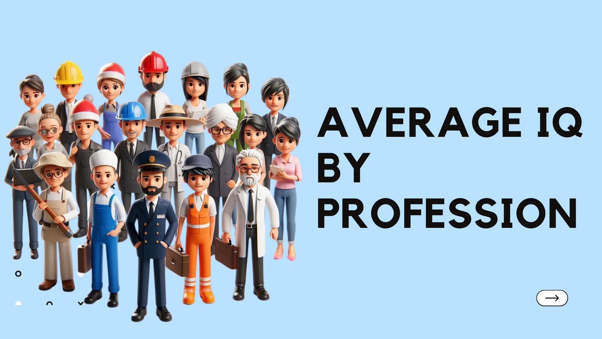 AVERAGE IQ BY PROFESSION