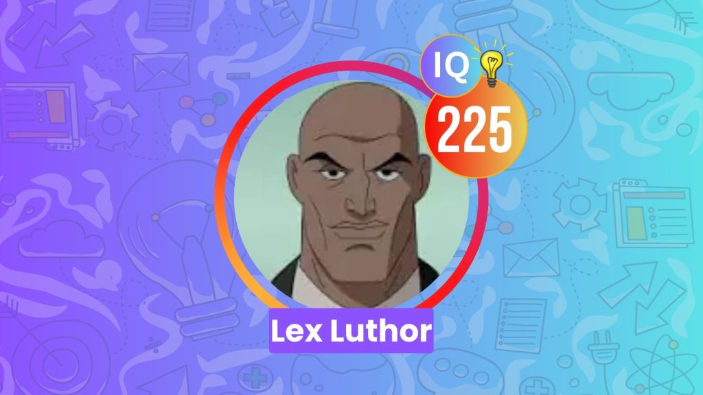 Lex Luthor IQ Score (Comic Book Character - Supervillain)