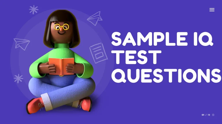 SAMPLE IQ TEST QUESTIONS